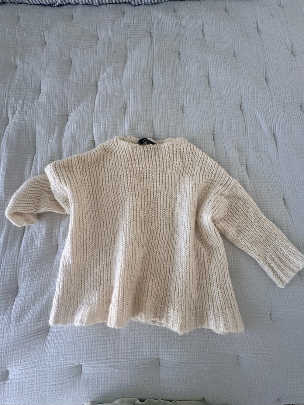 Zara Cream with Mohair Sweater